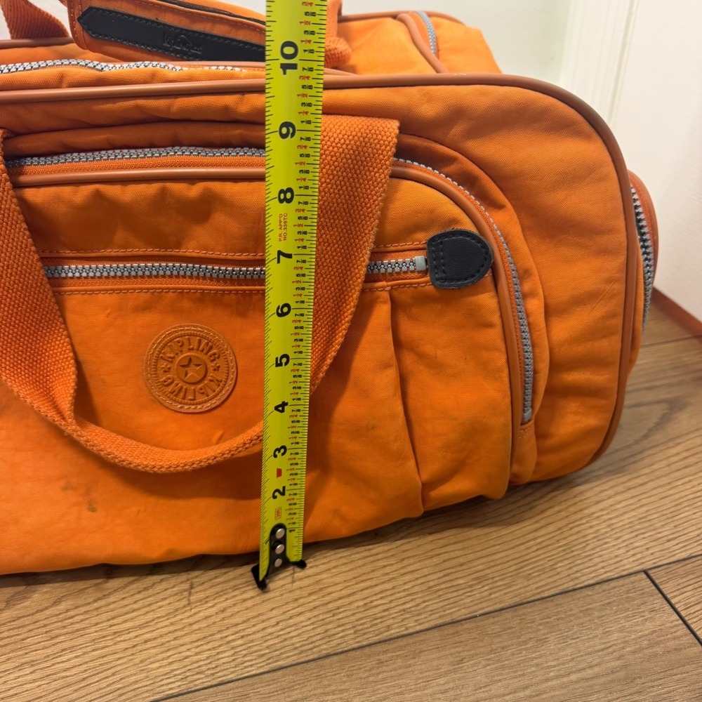 Kipling Orange Travel Duffel Bag - Picture 10 of 12